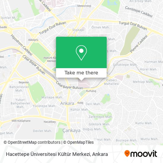 Hacettepe Üniversitesi Kültür Merkezi map