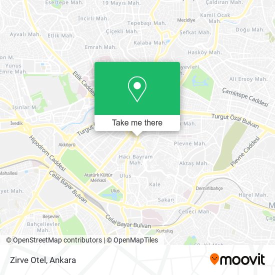 Zirve Otel map