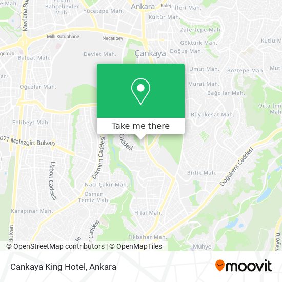 Cankaya King Hotel map