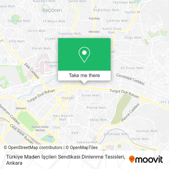 Türkiye Maden İşçileri Sendikasi Dinlenme Tesisleri map