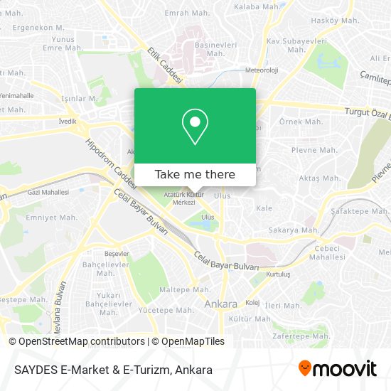 SAYDES E-Market & E-Turizm map