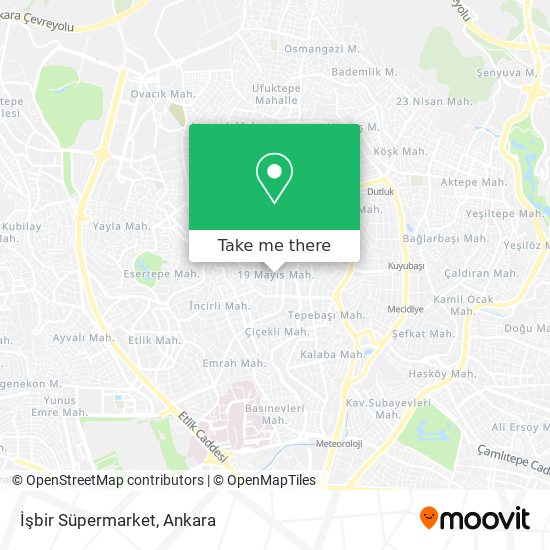 İşbir Süpermarket map