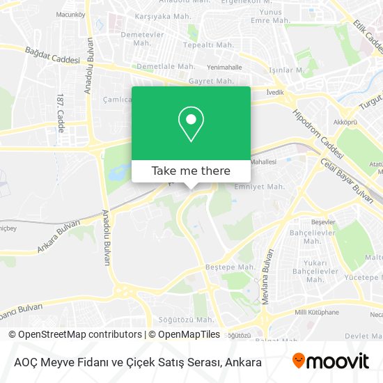 AOÇ Meyve Fidanı ve Çiçek Satış Serası map