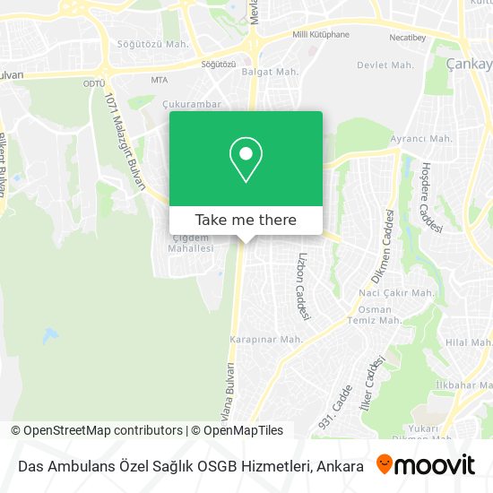 Das Ambulans Özel  Sağlık OSGB Hizmetleri map