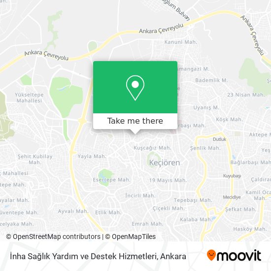 İnha Sağlık Yardım ve Destek Hizmetleri map