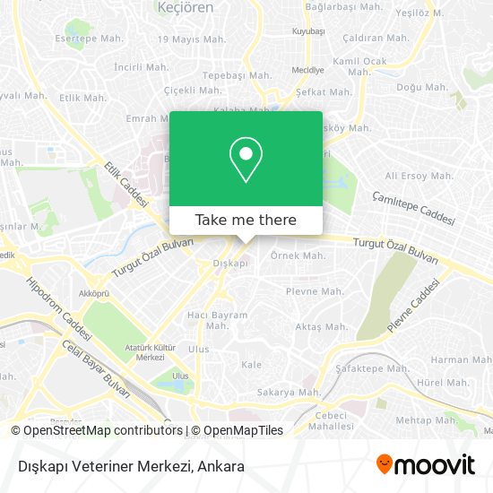 Dışkapı Veteriner Merkezi map