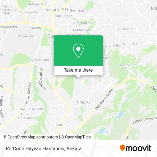 PetCode Hayvan Hastanesi map