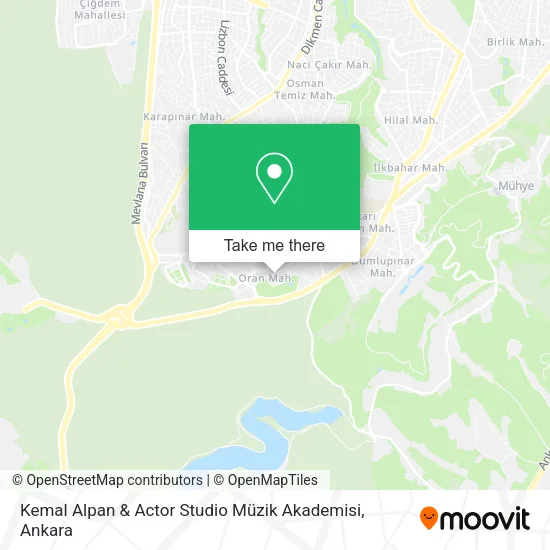 Kemal Alpan & Actor Studio Müzik Akademisi map