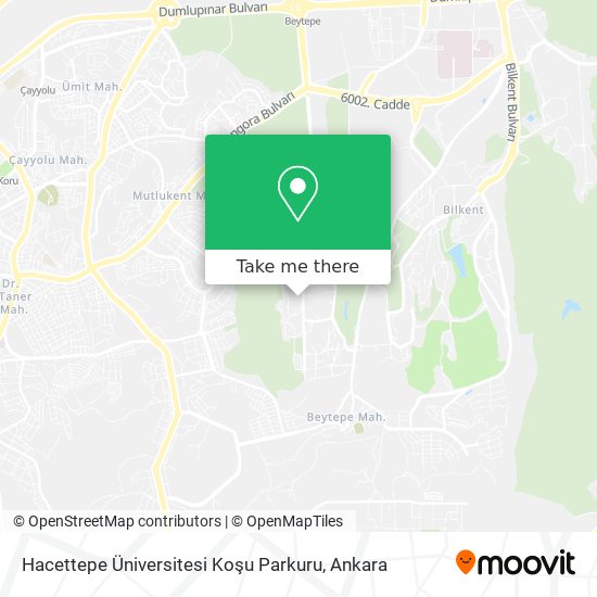 Hacettepe Üniversitesi Koşu Parkuru map