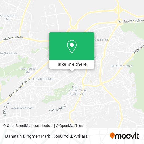 Bahattin Dinçmen Parkı Koşu Yolu map