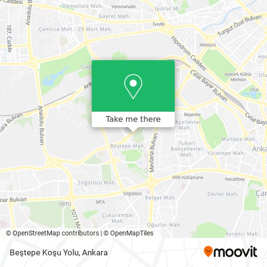 Beştepe Koşu Yolu map