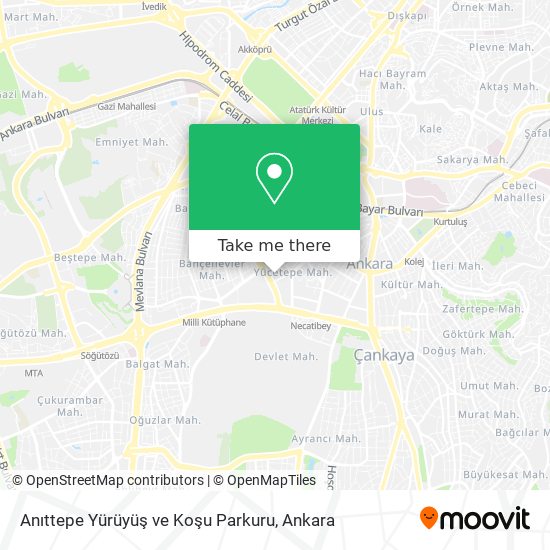 Anıttepe Yürüyüş ve Koşu Parkuru map