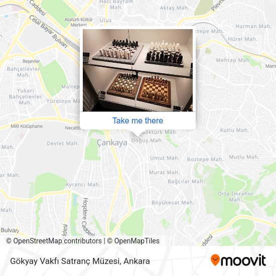 Gökyay Vakfı Satranç Müzesi map