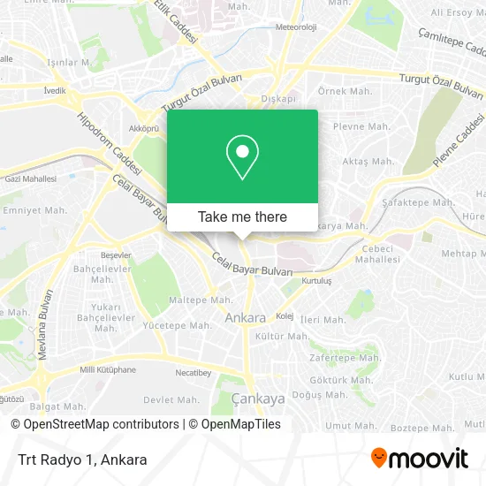 Trt Radyo 1 map