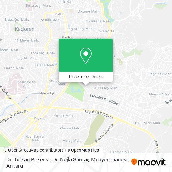 Dr. Türkan Peker ve Dr. Nejla Sarıtaş Muayenehanesi map