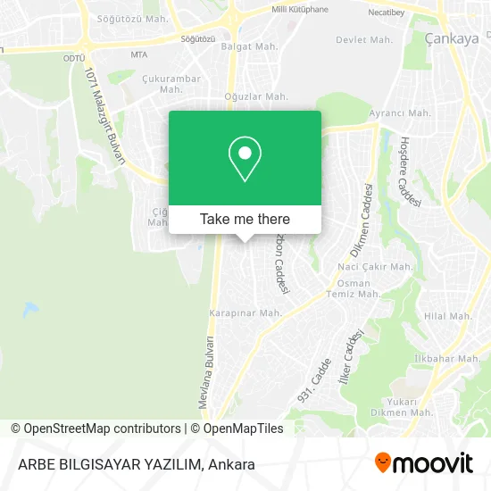 ARBE BILGISAYAR YAZILIM map