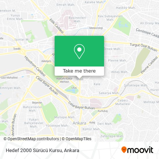 Hedef 2000 Sürücü Kursu map