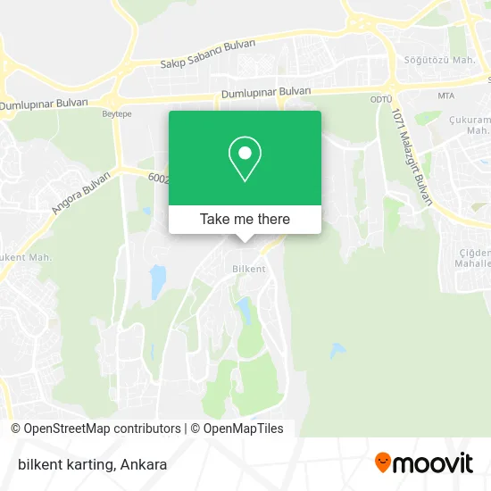 bilkent  karting map