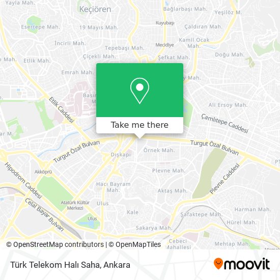 Türk Telekom Halı Saha map