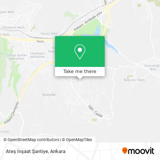 Ateş İnşaat Şantiye map