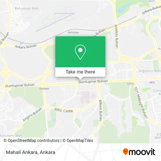 Mahall Ankara map