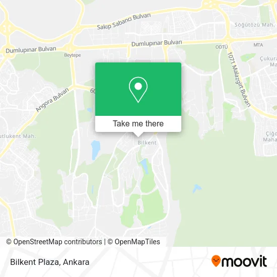 Bilkent Plaza map