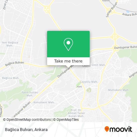 Bağlıca Bulvarı map