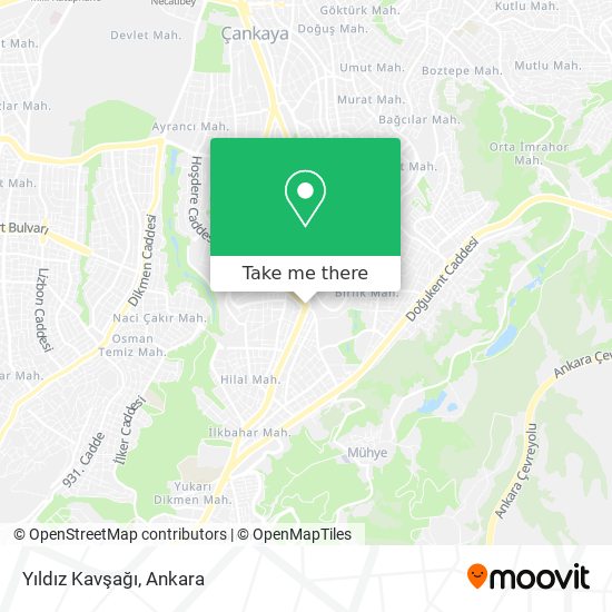 Yıldız Kavşağı map
