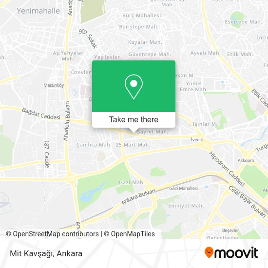 Mit Kavşağı map