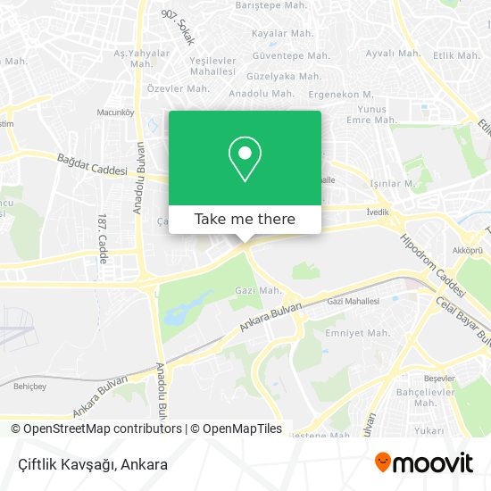 Çiftlik Kavşağı map