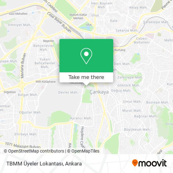 TBMM Üyeler Lokantası map