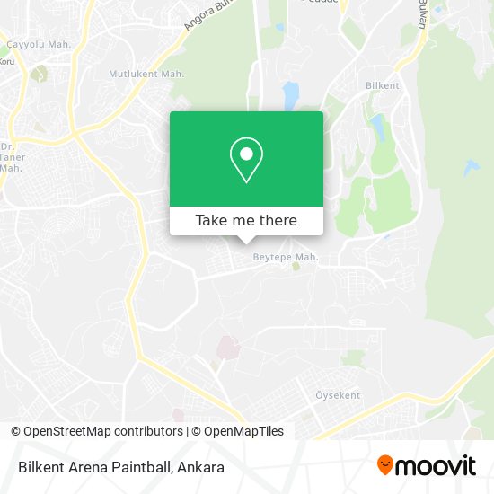 Bilkent Arena Paintball map