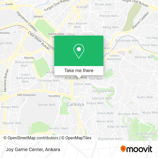 Joy Game Center map