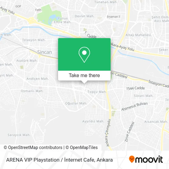 ARENA VIP Playstation / İnternet Cafe map