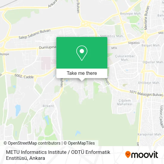 METU Informatics Institute / ODTÜ Enformatik Enstitüsü map