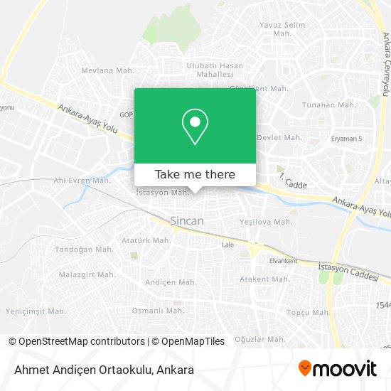 Ahmet Andiçen Ortaokulu map