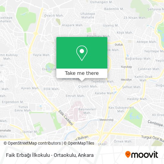 Faik Erbağı İlkokulu - Ortaokulu map