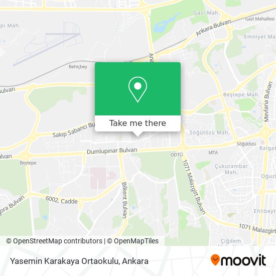 Yasemin Karakaya Ortaokulu map