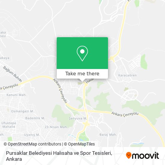 Pursaklar Belediyesi Halısaha ve Spor Tesisleri map