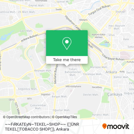 ~~FıRKATEyN~TEKEL~SHOP~~ (🍺ÜNR TEKEL🔗TOBACCO SHOP🍻) map