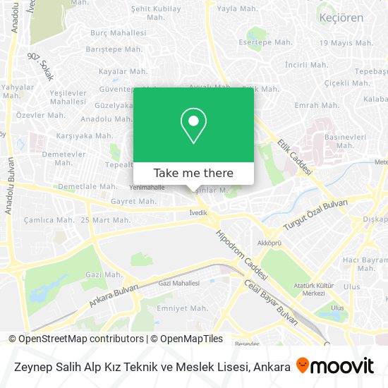 Zeynep Salih Alp Kız Teknik ve Meslek Lisesi map