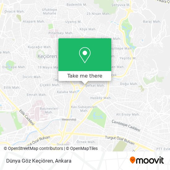 Dünya Göz Keçiören map