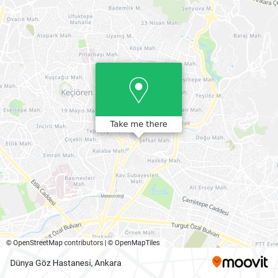 Dünya Göz Hastanesi map