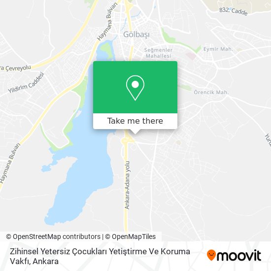 Zihinsel Yetersiz Çocukları Yetiştirme Ve Koruma Vakfı map