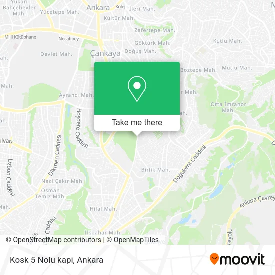 Kosk 5 Nolu kapi map