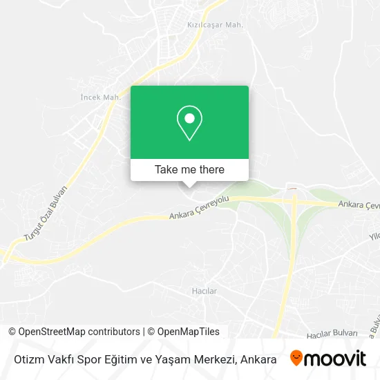 Otizm Vakfı Spor Eğitim ve Yaşam Merkezi map