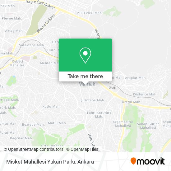 Misket Mahallesi Yukarı Parkı map