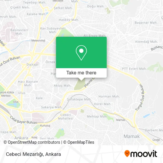 Cebeci Mezarlığı map