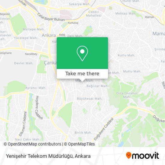 Yenişehir Telekom Müdürlüğü map