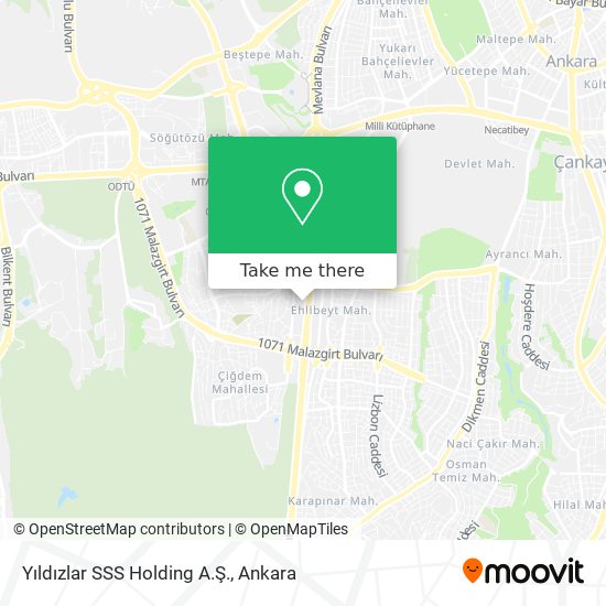 Yıldızlar SSS Holding A.Ş. map